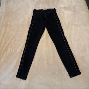 7 FOR ALL MANKIND HIGH WAIST SIZE 25 SKINNY JEANS